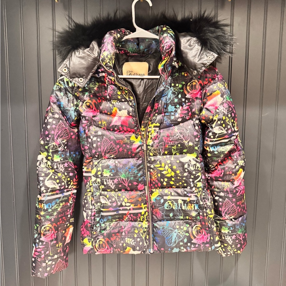 John Galiano Jacket with real fur